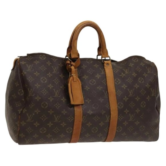 LOUIS VUITTON Monogram Keepall 45 Boston Bag M41428 LV Auth 128000 - Picture 1 of 16